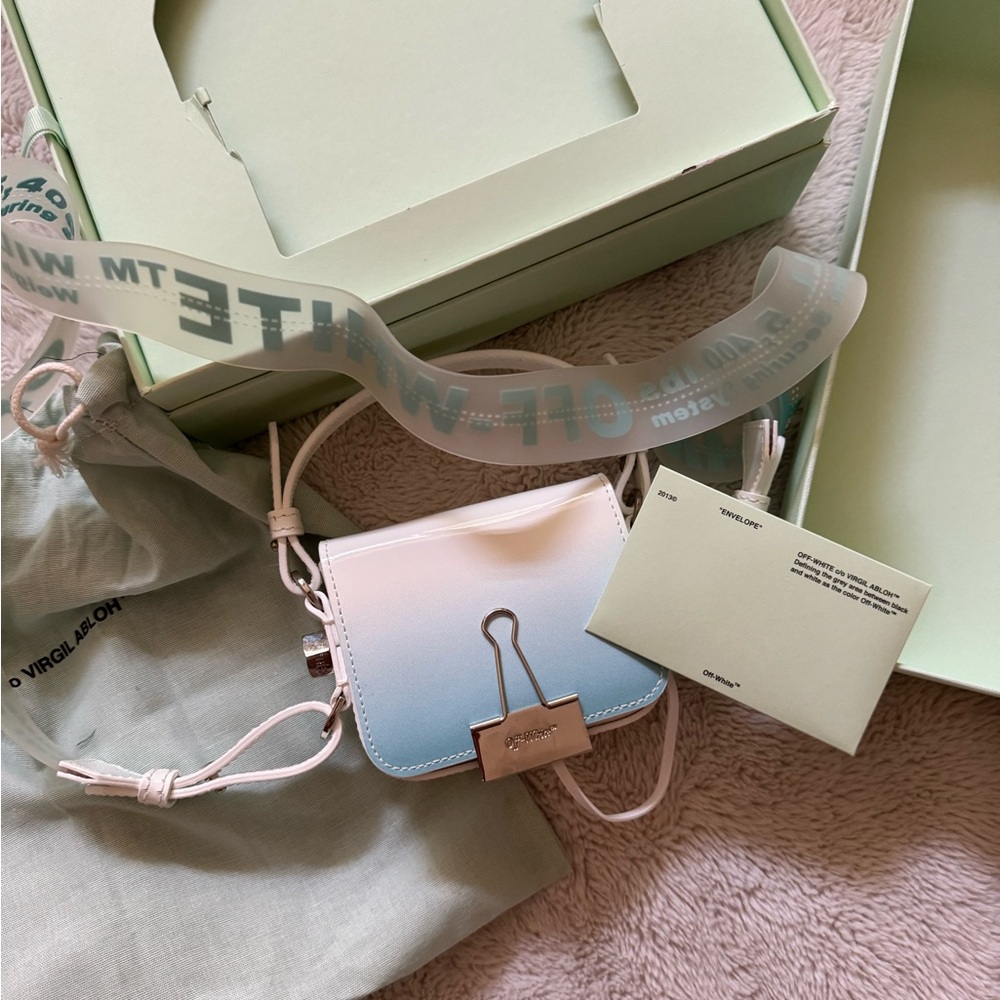 off-white mini crossbody bag